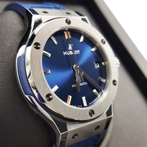 hublot classic fusion blue 38mm|hublot classic fusion original.